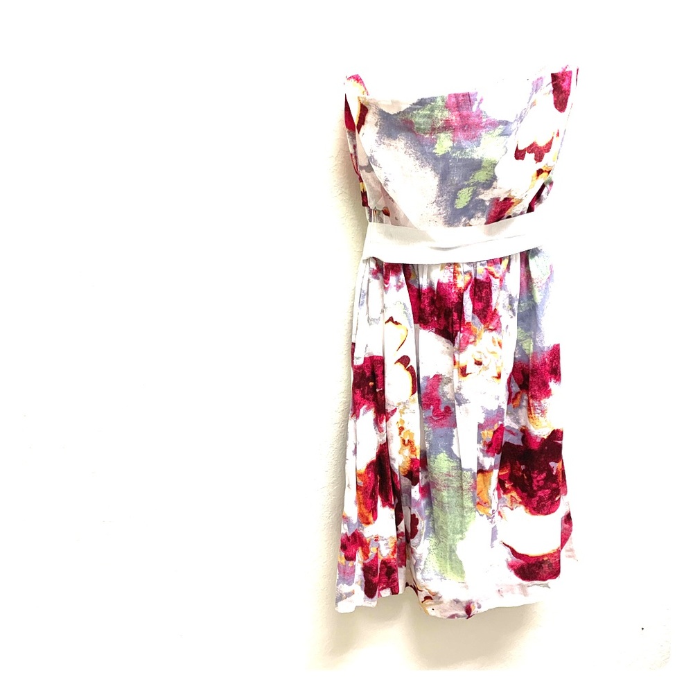 Banana Republic colorful strapless dress size 0